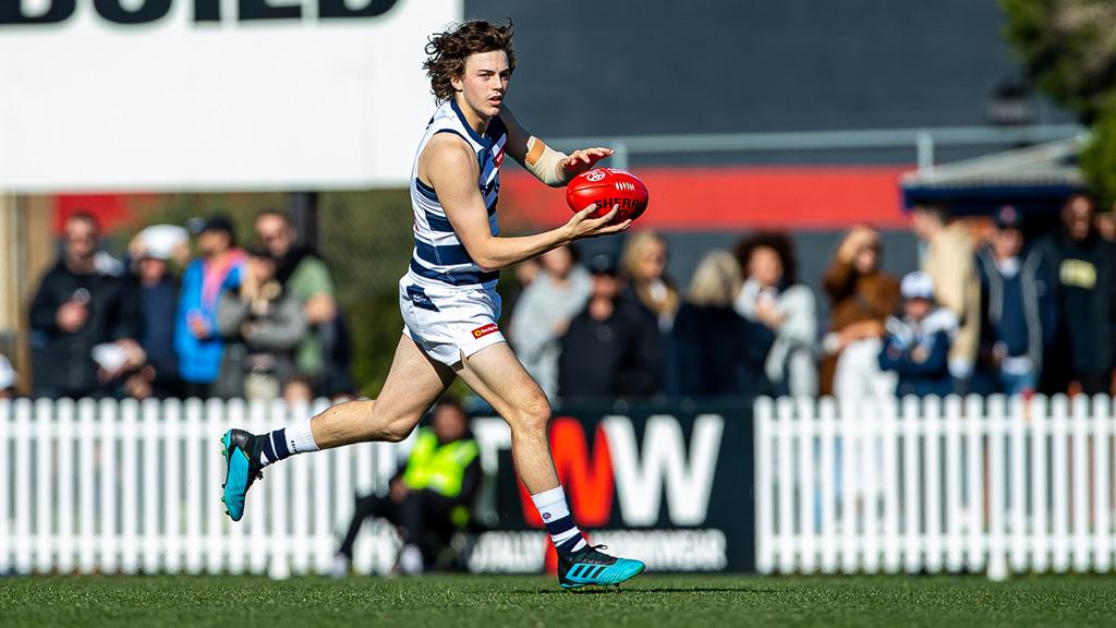 VFLElimFinal2019Lead.jpg Jordan Clark returned from injury against Port Melbourne. - Geelong Cats,VFL,Tag-Match Report